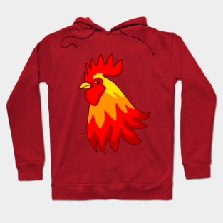 Red rooster Hoodie